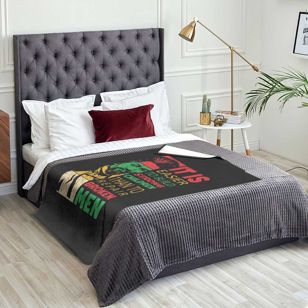 Frederick Douglass Pride Quote Throw Blanket Black History Month - Wonder Print Shop