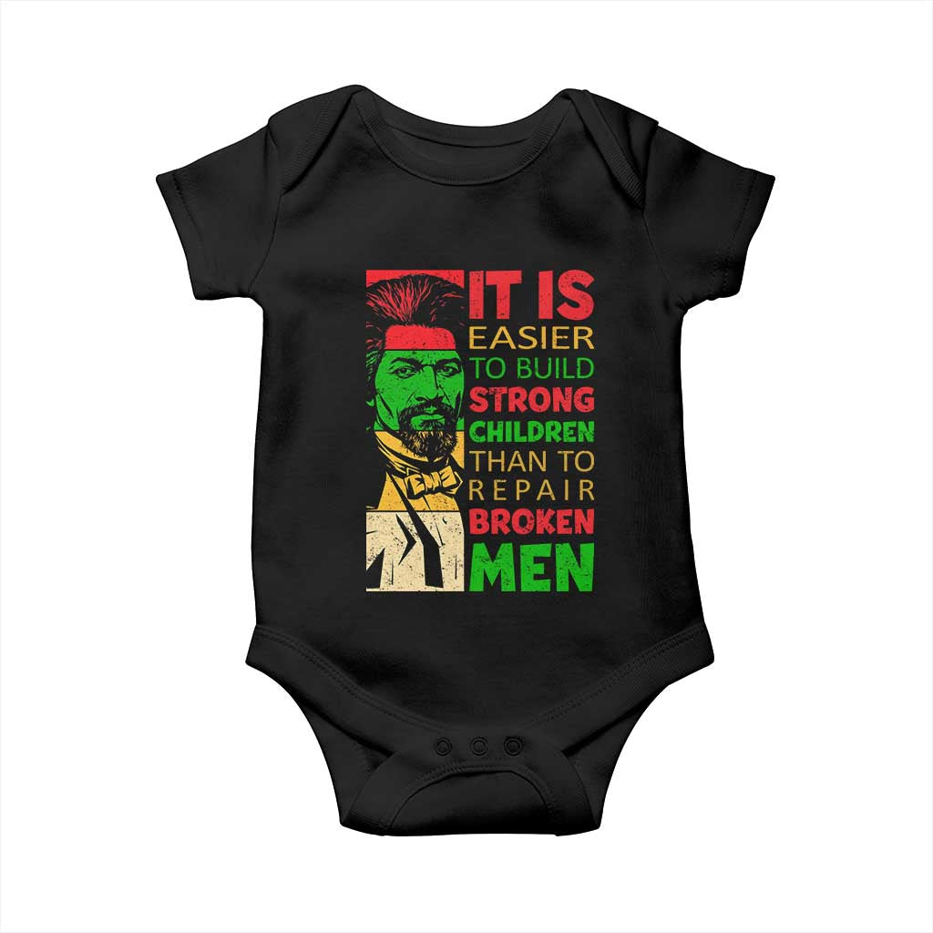 Frederick Douglass Pride Quote Baby Onesie Black History Month - Wonder Print Shop
