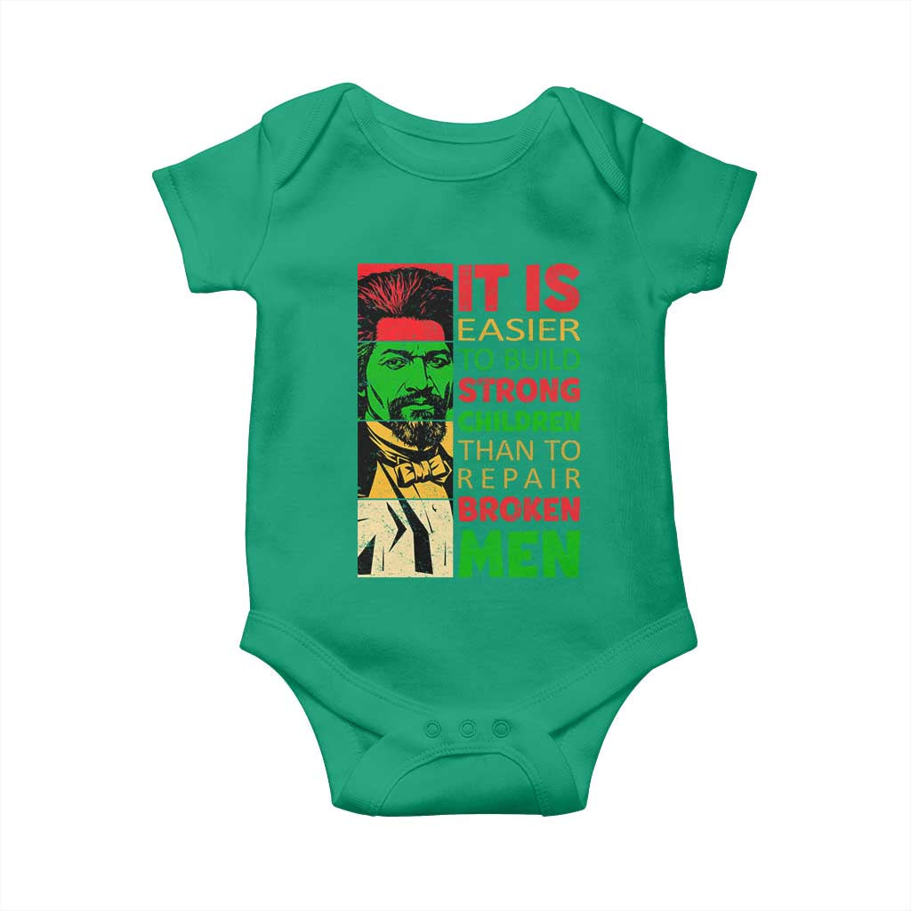 Frederick Douglass Pride Quote Baby Onesie Black History Month - Wonder Print Shop