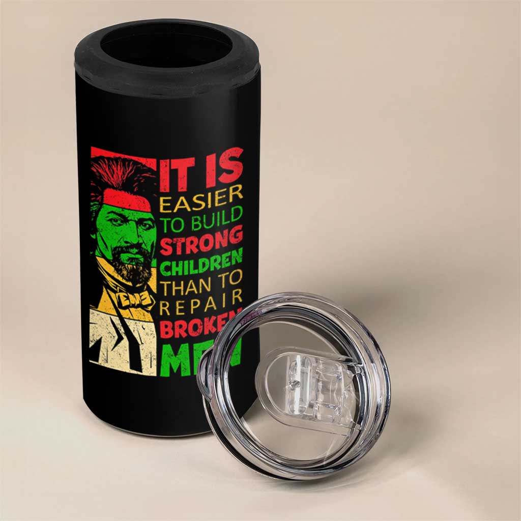 Frederick Douglass Pride Quote 4 in 1 Can Cooler Tumbler Black History Month - Wonder Print Shop