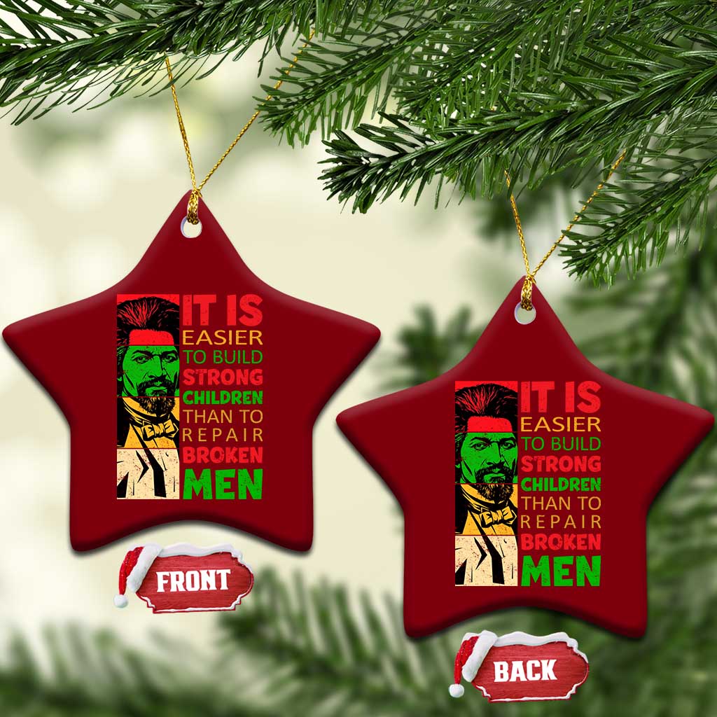 Frederick Douglass Pride Quote Ceramic Ornament Black History Month - Wonder Print Shop