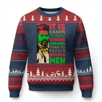Frederick Douglass Pride Quote Ugly Christmas Sweater Black History Month - Wonder Print Shop