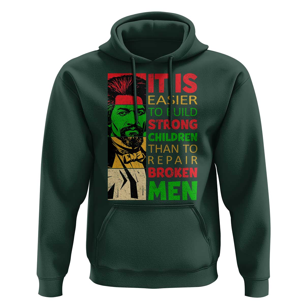 Frederick Douglass Pride Quote Hoodie Black History Month - Wonder Print Shop