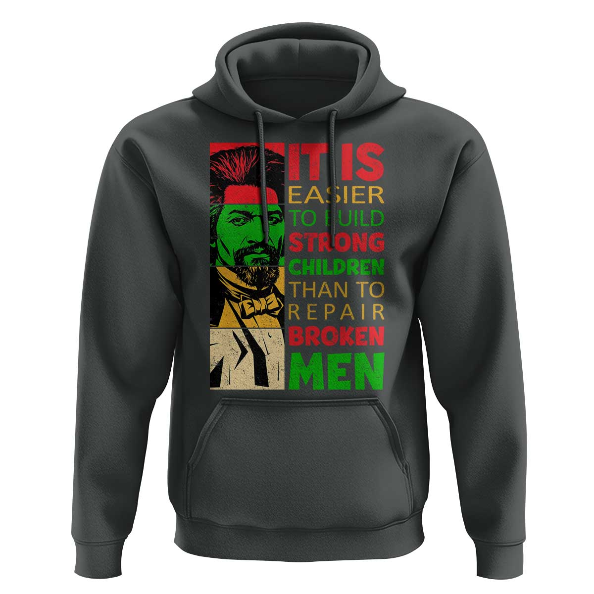 Frederick Douglass Pride Quote Hoodie Black History Month - Wonder Print Shop