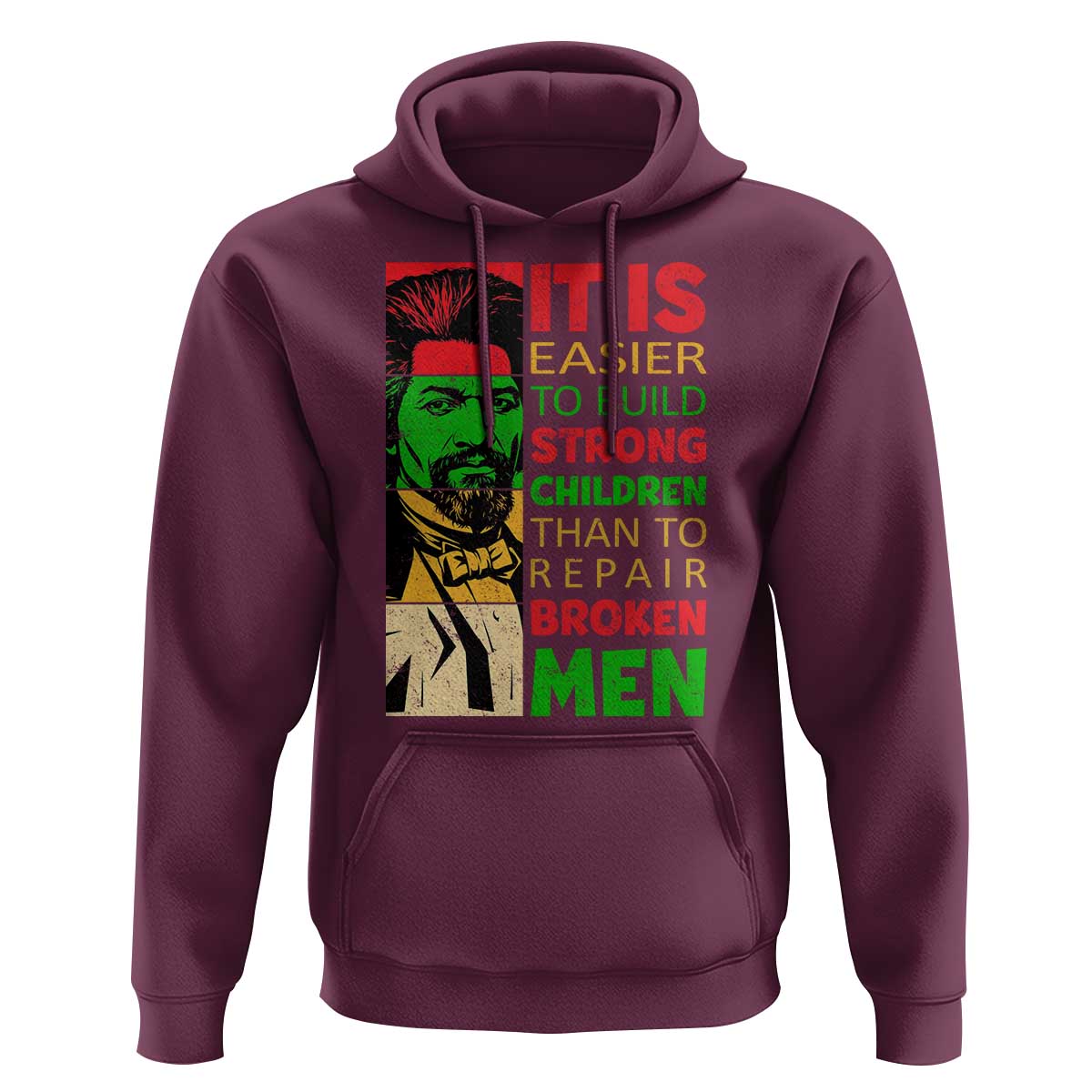 Frederick Douglass Pride Quote Hoodie Black History Month - Wonder Print Shop