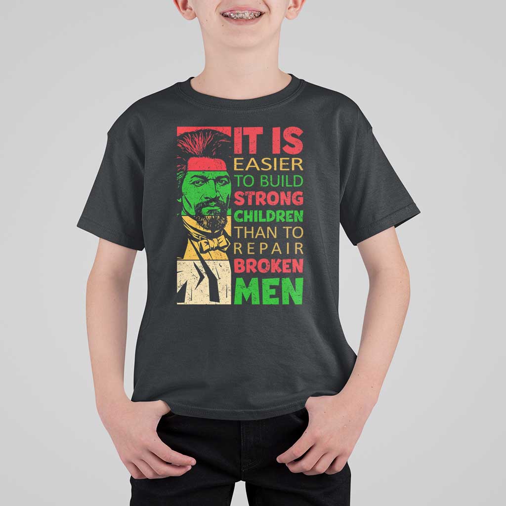 Frederick Douglass Pride Quote T Shirt For Kid Black History Month - Wonder Print Shop