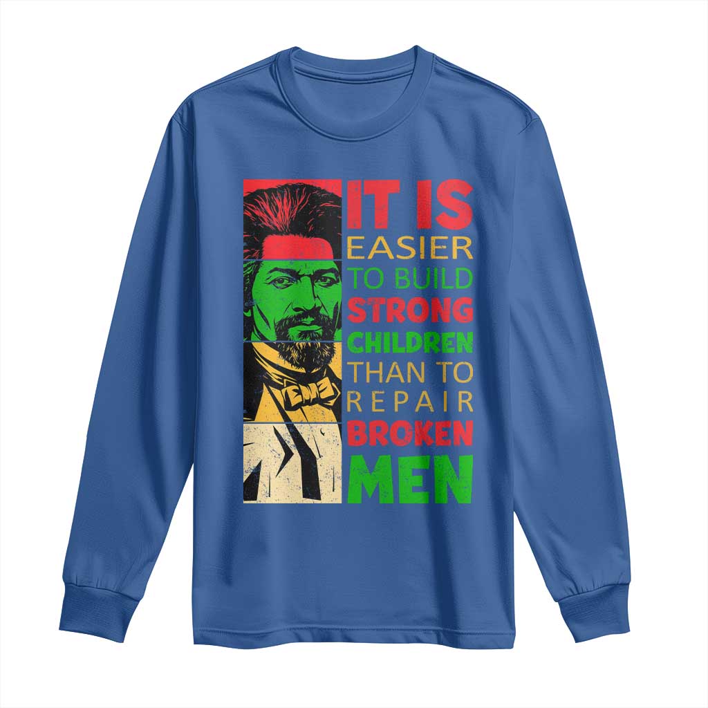 Frederick Douglass Pride Quote Long Sleeve Shirt Black History Month - Wonder Print Shop