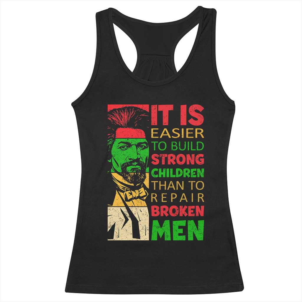 Frederick Douglass Pride Quote Racerback Tank Top Black History Month - Wonder Print Shop