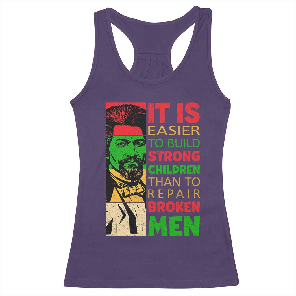 Frederick Douglass Pride Quote Racerback Tank Top Black History Month - Wonder Print Shop