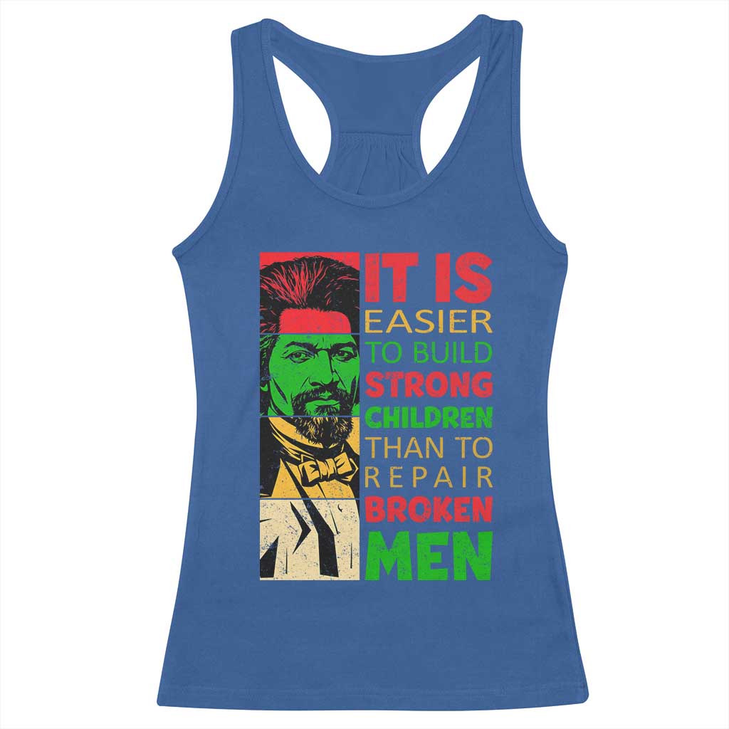 Frederick Douglass Pride Quote Racerback Tank Top Black History Month - Wonder Print Shop