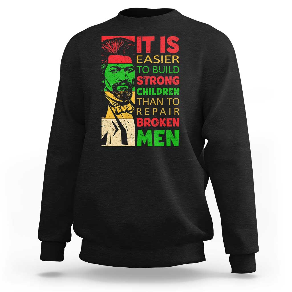 Frederick Douglass Pride Quote Sweatshirt Black History Month - Wonder Print Shop