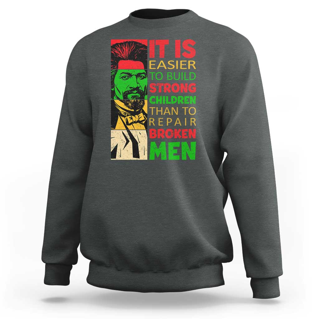 Frederick Douglass Pride Quote Sweatshirt Black History Month - Wonder Print Shop