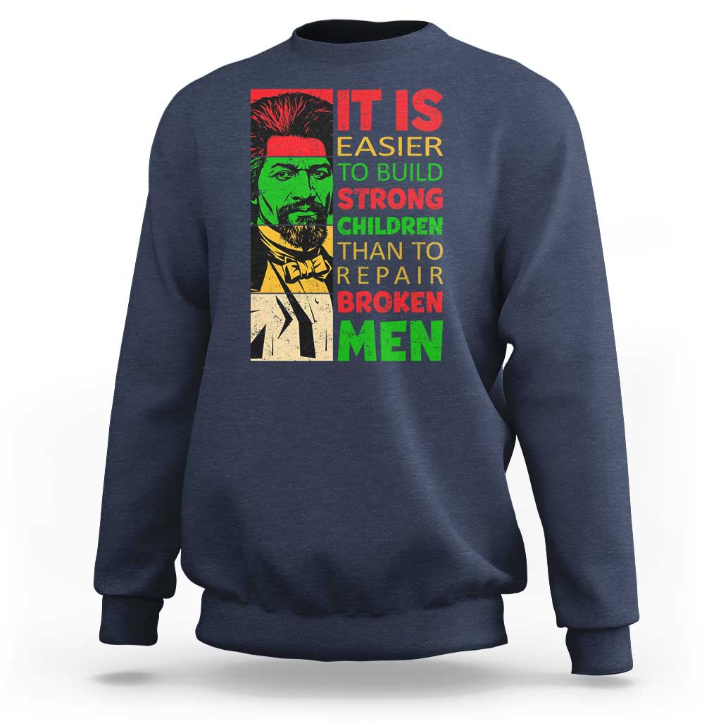 Frederick Douglass Pride Quote Sweatshirt Black History Month - Wonder Print Shop