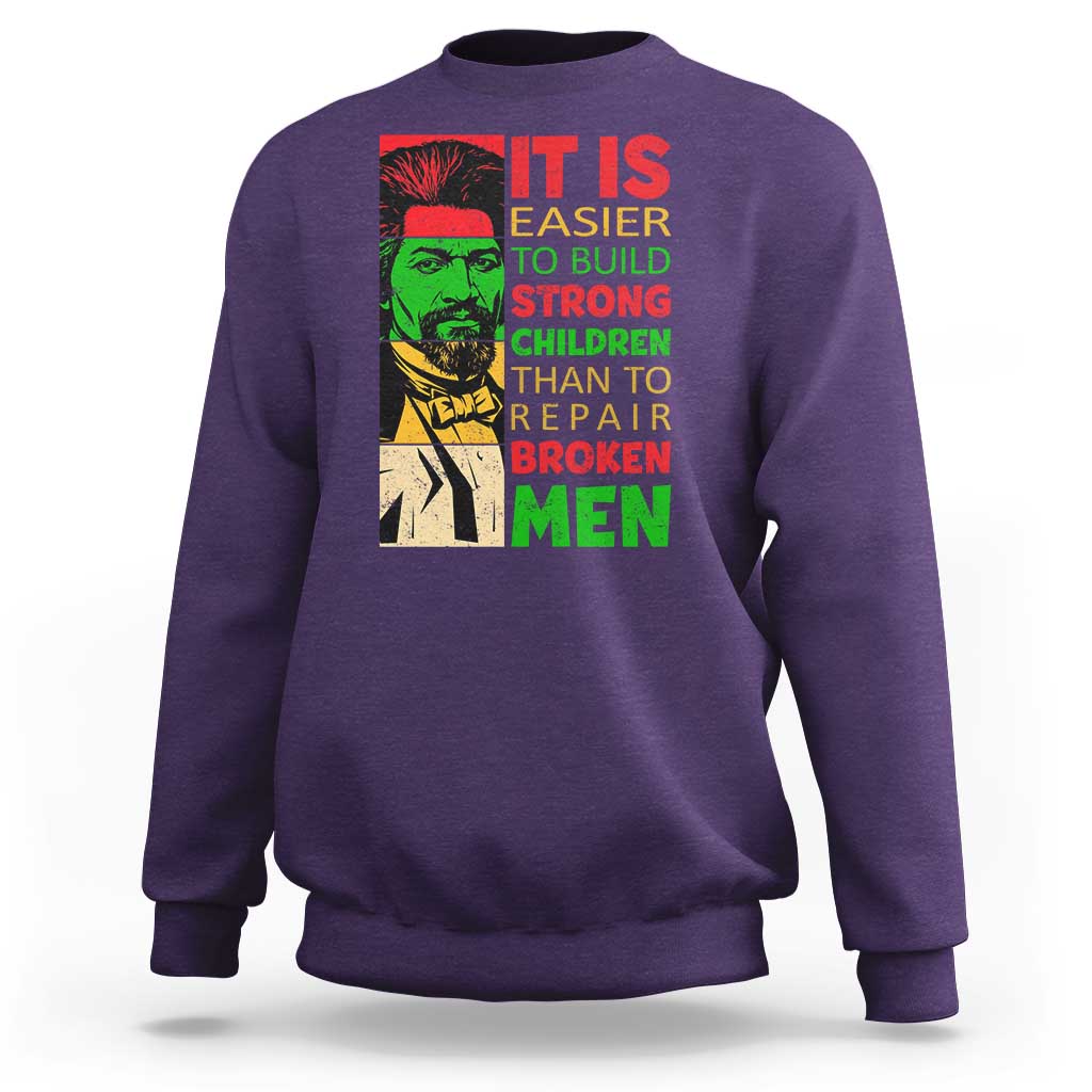 Frederick Douglass Pride Quote Sweatshirt Black History Month - Wonder Print Shop