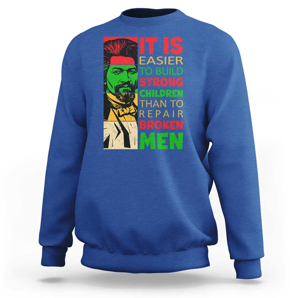 Frederick Douglass Pride Quote Sweatshirt Black History Month - Wonder Print Shop