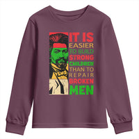 Frederick Douglass Pride Quote Youth Sweatshirt Black History Month - Wonder Print Shop