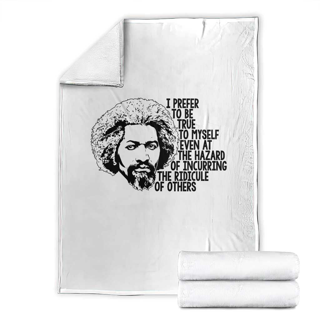 Frederick Douglass Pride Quote Throw Blanket - Wonder Print Shop