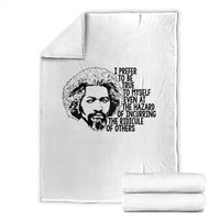 Frederick Douglass Pride Quote Throw Blanket - Wonder Print Shop