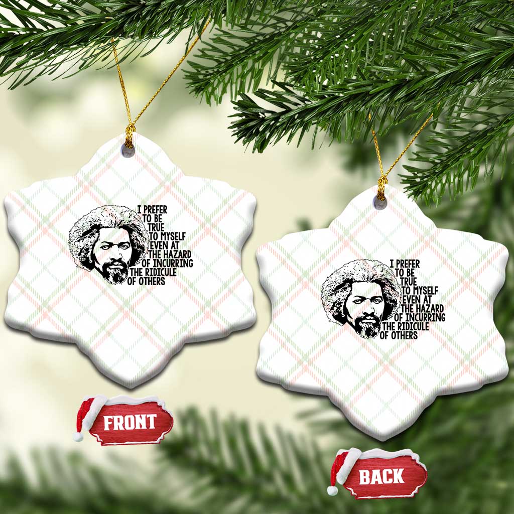 Frederick Douglass Pride Quote Ceramic Ornament - Wonder Print Shop