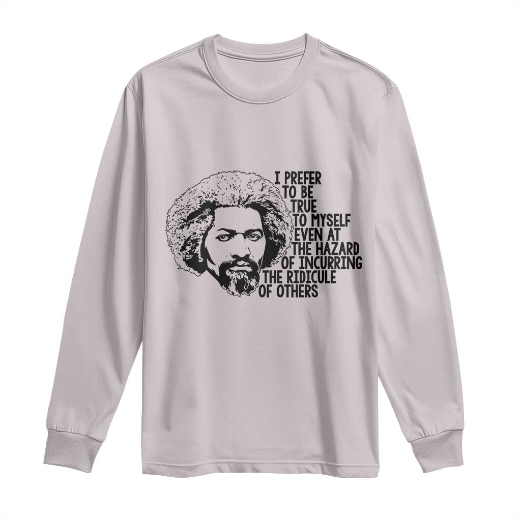 Frederick Douglass Pride Quote Long Sleeve Shirt - Wonder Print Shop