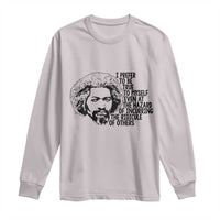 Frederick Douglass Pride Quote Long Sleeve Shirt - Wonder Print Shop