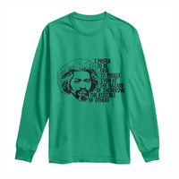 Frederick Douglass Pride Quote Long Sleeve Shirt - Wonder Print Shop