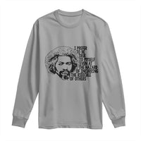 Frederick Douglass Pride Quote Long Sleeve Shirt - Wonder Print Shop