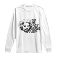 Frederick Douglass Pride Quote Long Sleeve Shirt - Wonder Print Shop