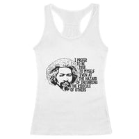 Frederick Douglass Pride Quote Racerback Tank Top - Wonder Print Shop