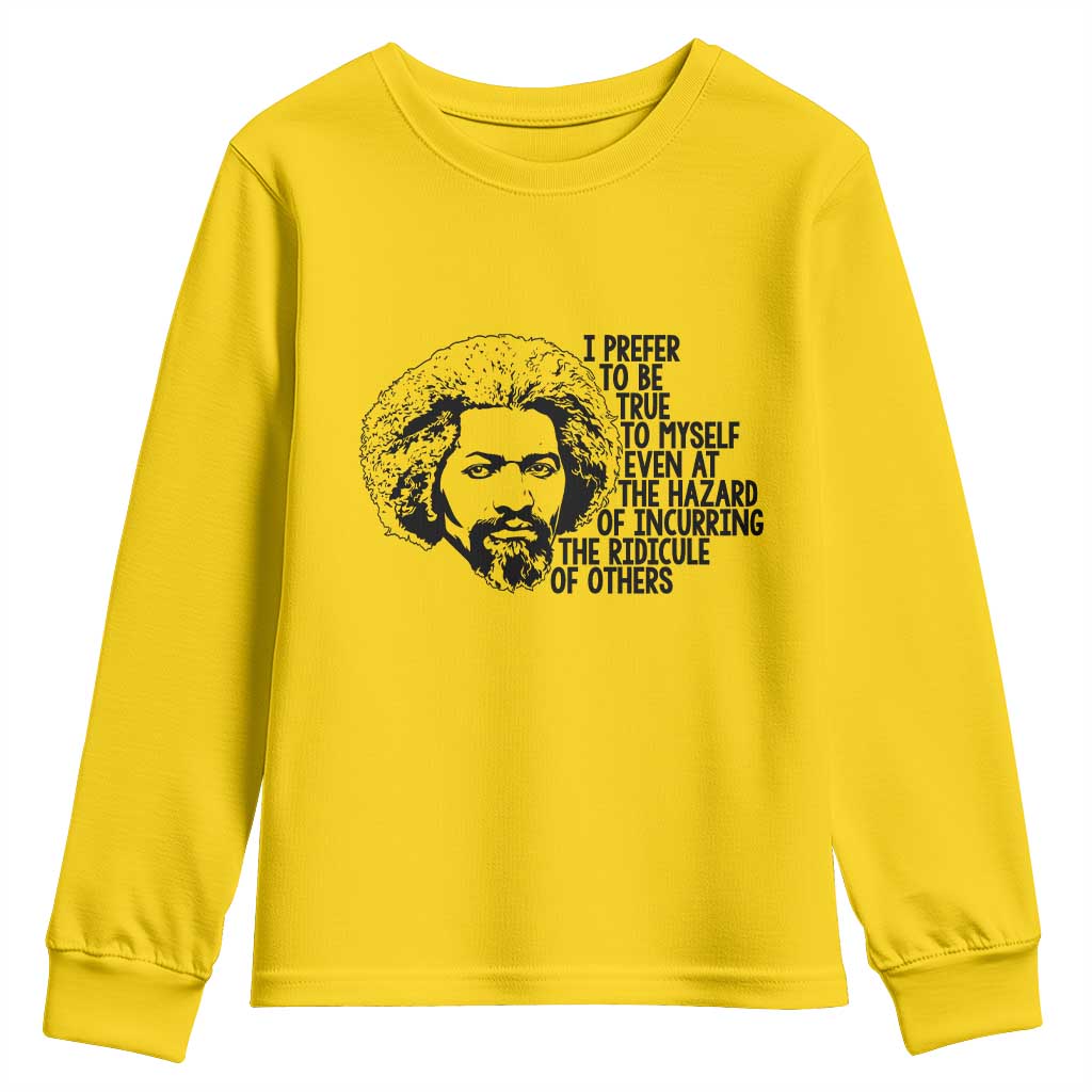 Frederick Douglass Pride Quote Youth Sweatshirt - Wonder Print Shop