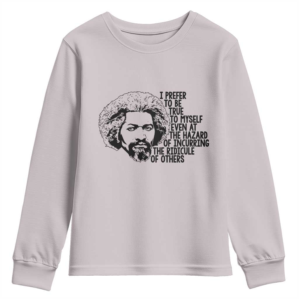 Frederick Douglass Pride Quote Youth Sweatshirt - Wonder Print Shop