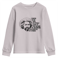 Frederick Douglass Pride Quote Youth Sweatshirt - Wonder Print Shop