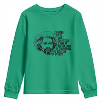 Frederick Douglass Pride Quote Youth Sweatshirt - Wonder Print Shop