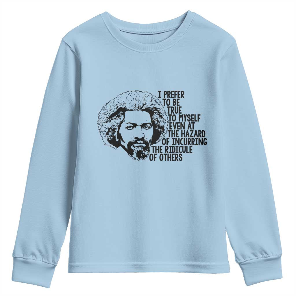 Frederick Douglass Pride Quote Youth Sweatshirt - Wonder Print Shop