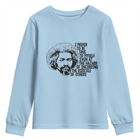 Frederick Douglass Pride Quote Youth Sweatshirt - Wonder Print Shop
