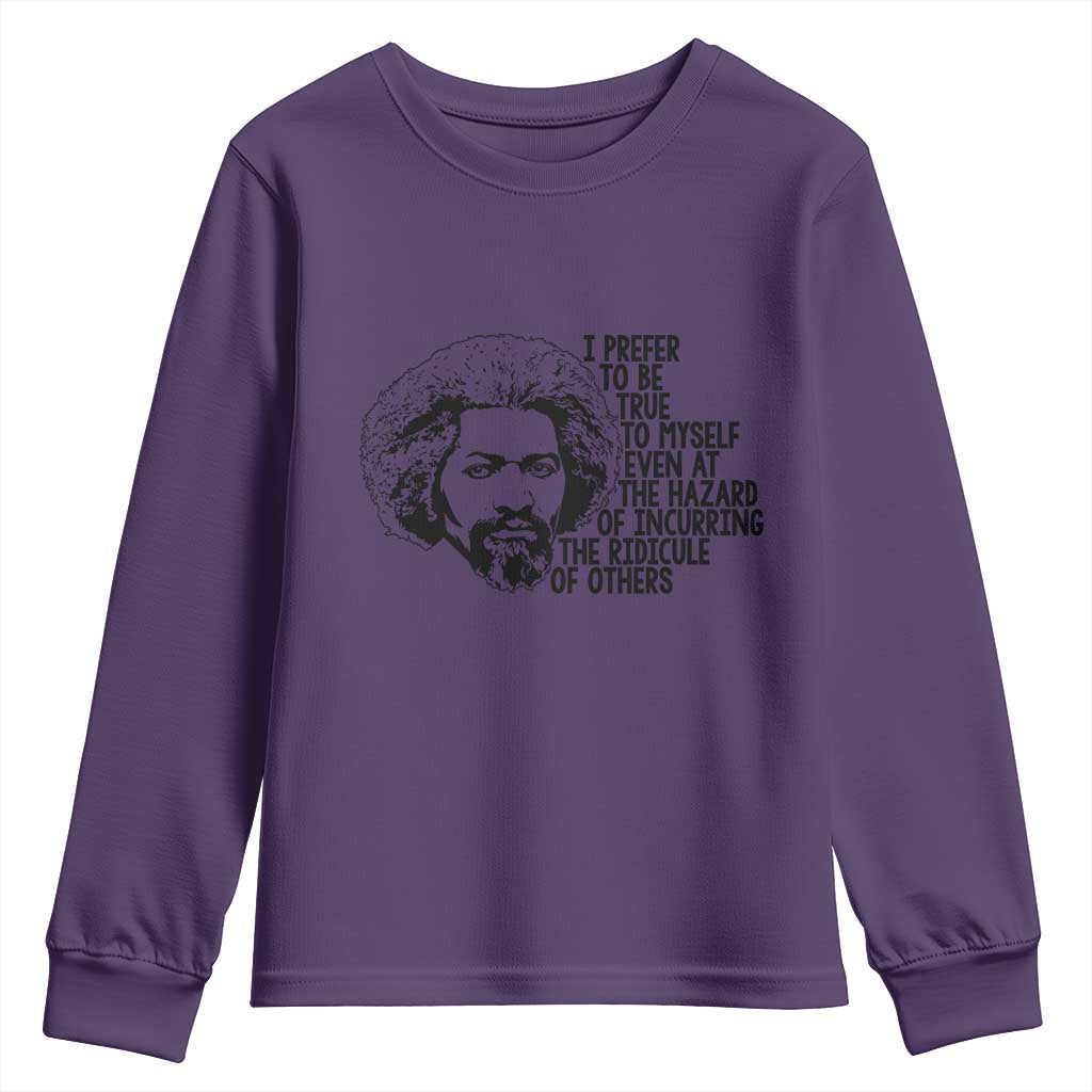 Frederick Douglass Pride Quote Youth Sweatshirt - Wonder Print Shop