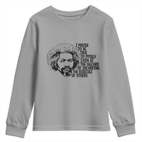 Frederick Douglass Pride Quote Youth Sweatshirt - Wonder Print Shop