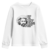 Frederick Douglass Pride Quote Youth Sweatshirt - Wonder Print Shop