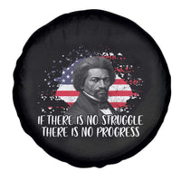 Frederick Douglass American Flag Spare Tire Cover Is There Is No Struggle There Is No Progress - Wonder Print Shop