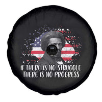Frederick Douglass American Flag Spare Tire Cover Is There Is No Struggle There Is No Progress - Wonder Print Shop