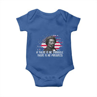 Frederick Douglass American Flag Baby Onesie Is There Is No Struggle There Is No Progress - Wonder Print Shop