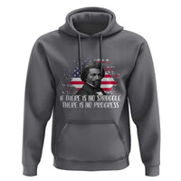 Frederick Douglass American Flag Hoodie Is There Is No Struggle There Is No Progress - Wonder Print Shop