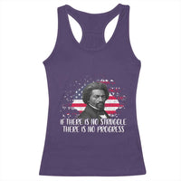 Frederick Douglass American Flag Racerback Tank Top Is There Is No Struggle There Is No Progress - Wonder Print Shop