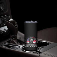 Frederick Douglass American Flag Skinny Tumbler Is There Is No Struggle There Is No Progress - Wonder Print Shop