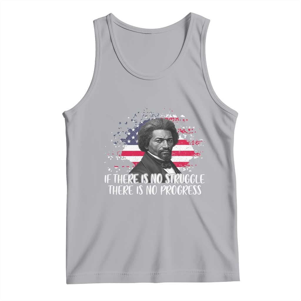 Frederick Douglass American Flag Tank Top Is There Is No Struggle There Is No Progress - Wonder Print Shop