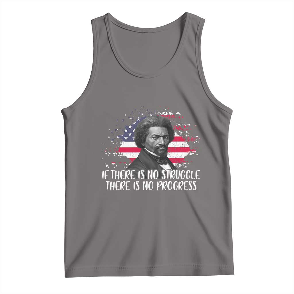 Frederick Douglass American Flag Tank Top Is There Is No Struggle There Is No Progress - Wonder Print Shop