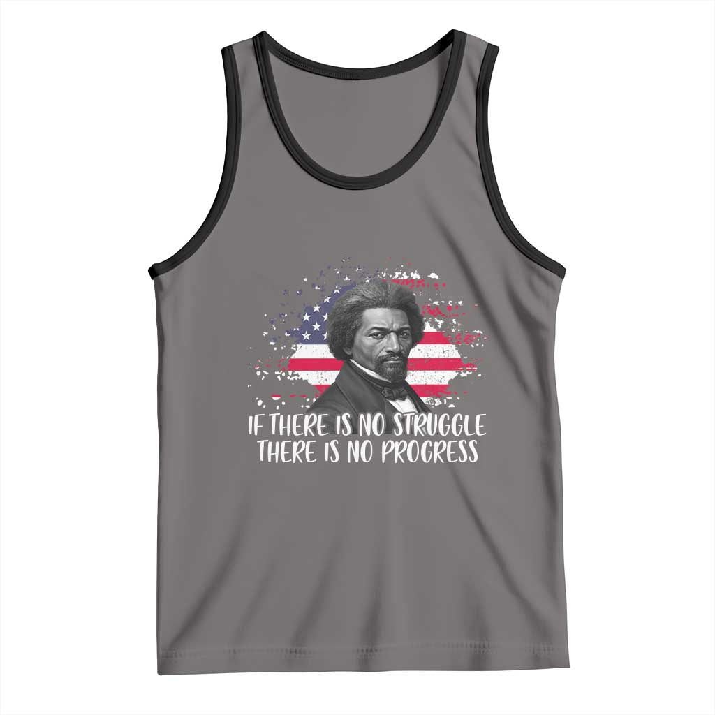 Frederick Douglass American Flag Tank Top Is There Is No Struggle There Is No Progress - Wonder Print Shop