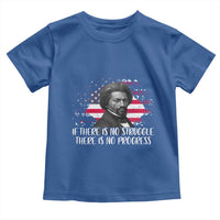 Frederick Douglass American Flag Toddler T Shirt Is There Is No Struggle There Is No Progress - Wonder Print Shop