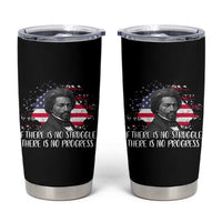 Frederick Douglass American Flag Tumbler Cup Is There Is No Struggle There Is No Progress - Wonder Print Shop