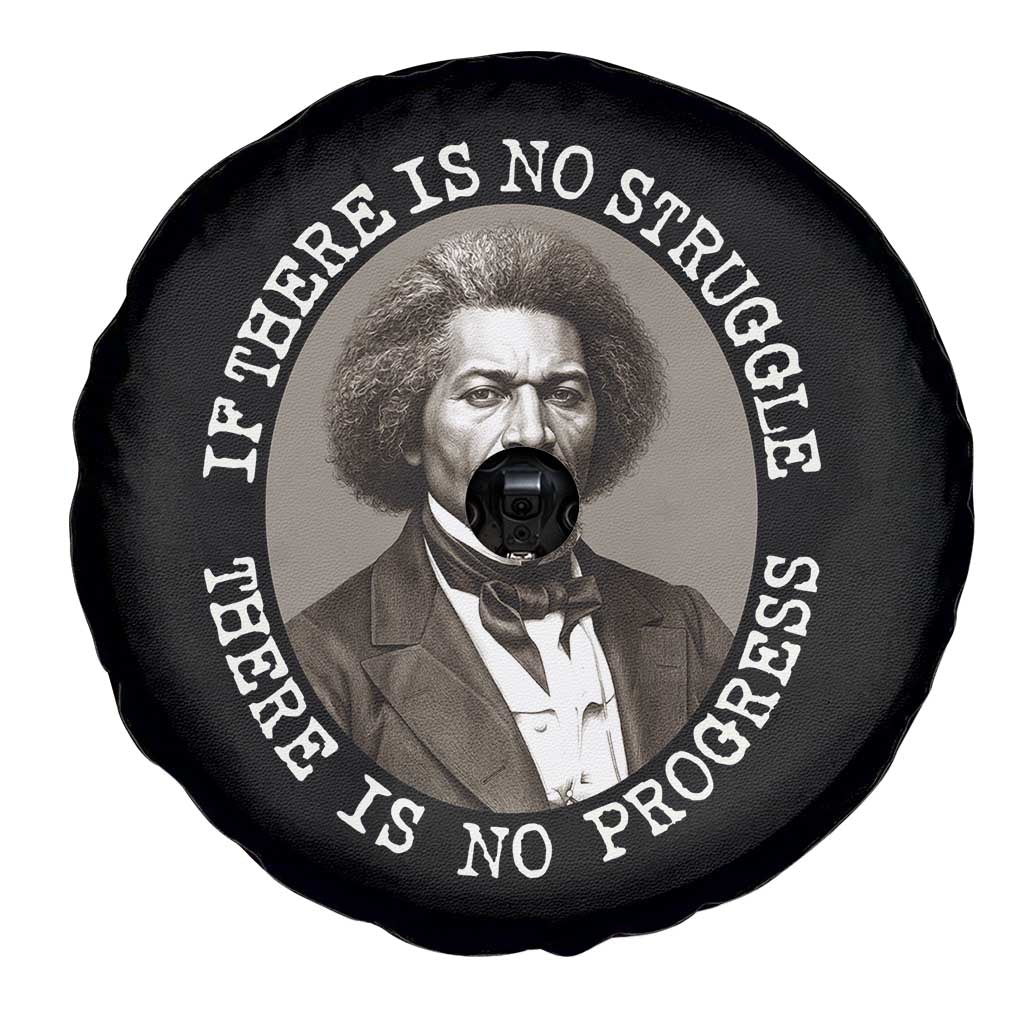 Frederick Douglass Pride Quote Spare Tire Cover Is There Is No Struggle There Is No Progress - Wonder Print Shop